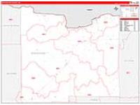 Koochiching, Mn Carrier Route Wall Map