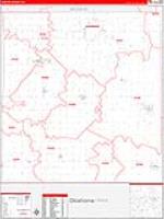 Labette, Ks Carrier Route Wall Map