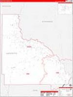 Lafayette, Fl Carrier Route Wall Map