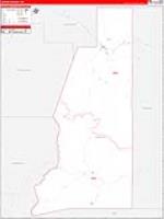 Lander, Nv Carrier Route Wall Map