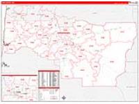 Lane, Or Carrier Route Wall Map