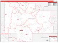 Langlade, Wi Carrier Route Wall Map
