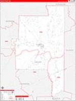 Lanier, Ga Carrier Route Wall Map