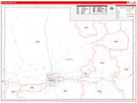 Laramie, Wy Carrier Route Wall Map
