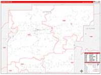 Latimer, Ok Carrier Route Wall Map