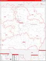 Lawrence, In Carrier Route Wall Map