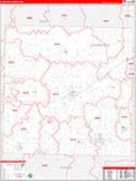 Lawrence, Mo Carrier Route Wall Map
