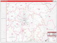 Lawrence, Pa Carrier Route Wall Map