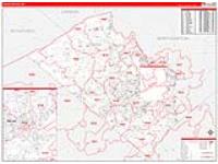 Lehigh, Pa Carrier Route Wall Map