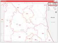 Lewis, Mo Carrier Route Wall Map