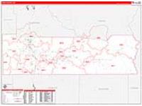 Lewis, Wa Carrier Route Wall Map