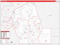 Liberty, Tx Carrier Route Wall Map