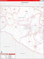 Limestone, Al Carrier Route Wall Map