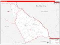 Lincoln, Ga Carrier Route Wall Map