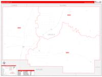 Lincoln, Id Wall Map Zip Code