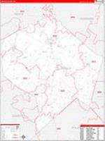 Lincoln, Ky Carrier Route Wall Map