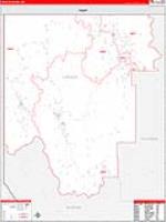 Lincoln, Mt Carrier Route Wall Map