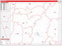 Linn, Mo Carrier Route Wall Map