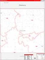 Lipscomb, Tx Carrier Route Wall Map