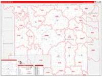 Livingston, Il Carrier Route Wall Map
