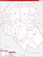 Livingston Parish (), La Carrier Route Wall Map