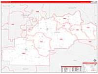 Logan, Ar Carrier Route Wall Map