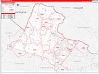 Loudoun, Va Carrier Route Wall Map