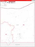 Luce, Mi Carrier Route Wall Map