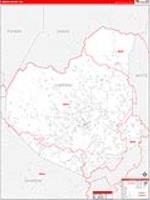 Lumpkin, Ga Carrier Route Wall Map