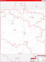 Lynn, Tx Carrier Route Wall Map