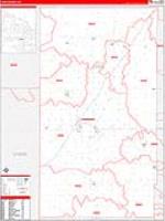 Lyon, Ks Carrier Route Wall Map