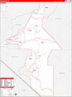 Lyon, Nv Carrier Route Wall Map