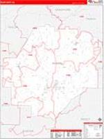 Macon, Ga Carrier Route Wall Map