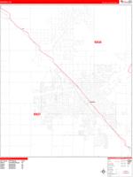 Madera County, CA Zip Code Wall Map Basic Style by MarketMAPS - MapSales