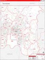 Madison, Al Carrier Route Wall Map