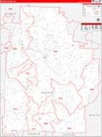 Madison, Ar Carrier Route Wall Map