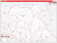 Madison, Ga Carrier Route Wall Map