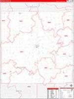 Madison, Ia Carrier Route Wall Map