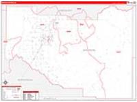 Madison, Id Carrier Route Wall Map