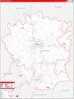 Madison, Ky Carrier Route Wall Map