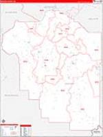 Madison, Mt Carrier Route Wall Map