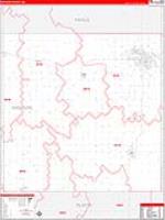 Madison, Ne Carrier Route Wall Map