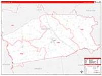 Madison, Tx Carrier Route Wall Map
