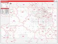 Mahoning, Oh Carrier Route Wall Map