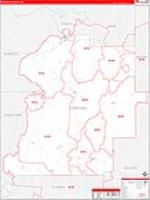 Marengo, Al Carrier Route Wall Map