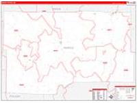 Maries, Mo Carrier Route Wall Map
