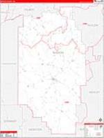 Marion, Ga Carrier Route Wall Map
