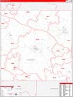 Marion, Ia Carrier Route Wall Map