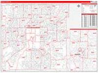 Marion, In Carrier Route Wall Map