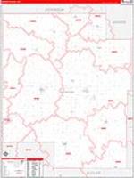 Marion, Ks Carrier Route Wall Map